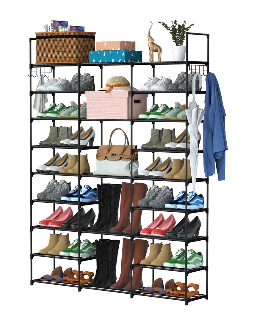 Fresh Fab Finds 9-tier Shoe Rack Storage Shelf