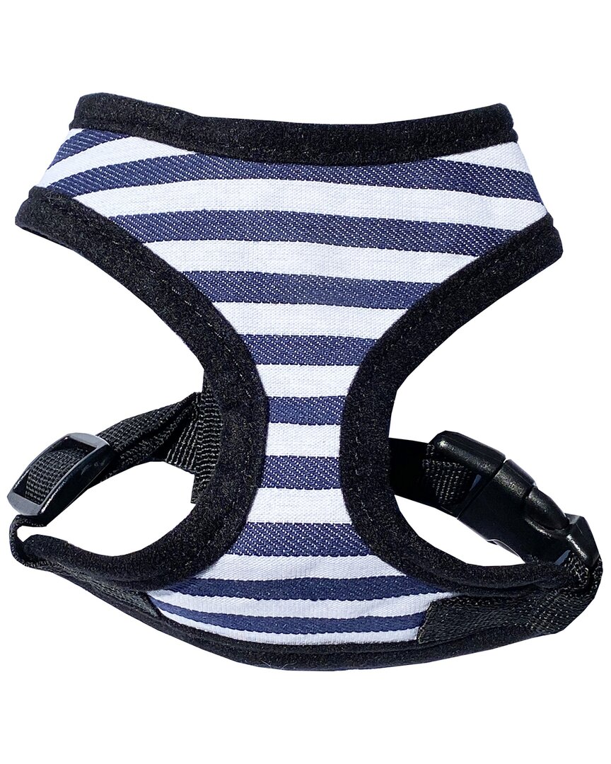 D.o.g . Ritz Blue Striped Harness