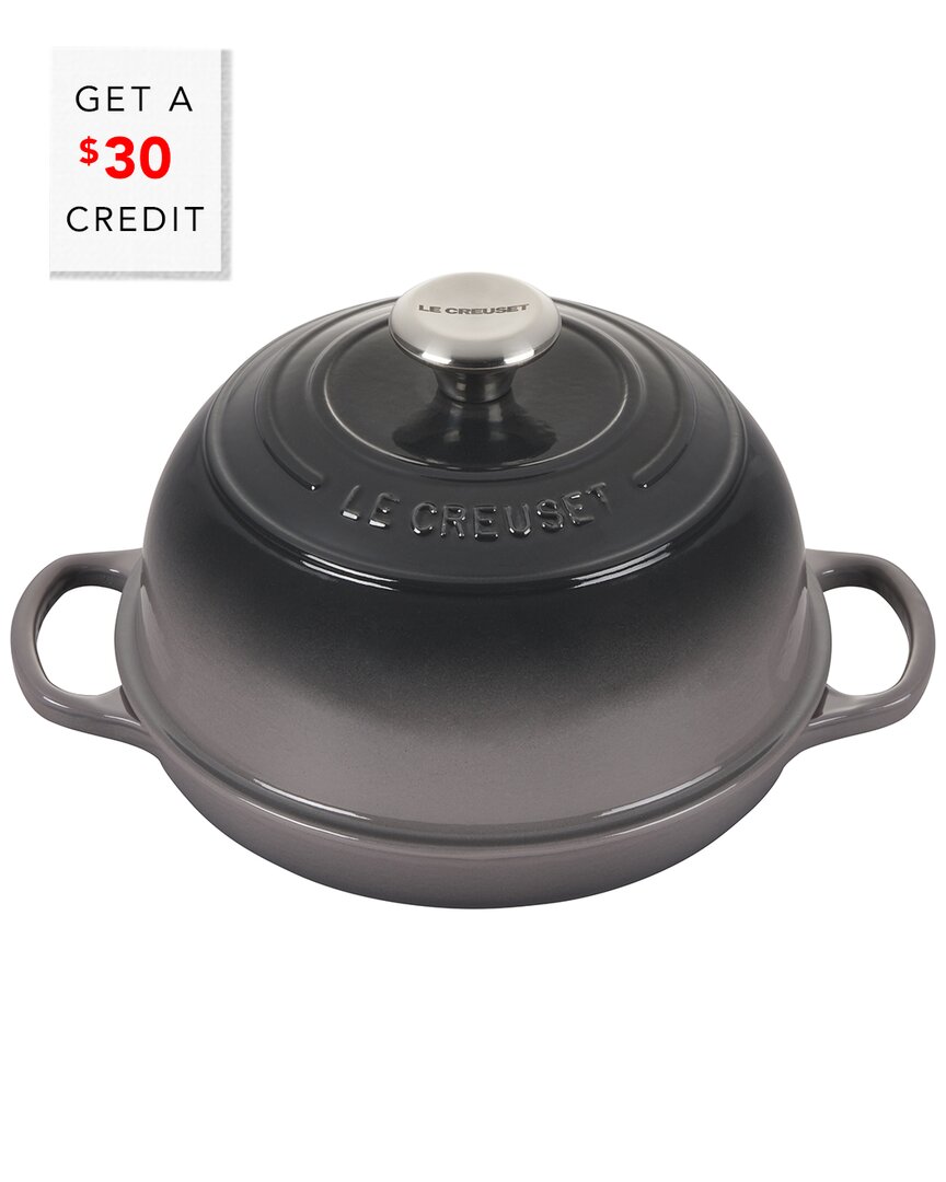 Le Creuset Oyster Signature Bread Oven With $30 Credit In Grey