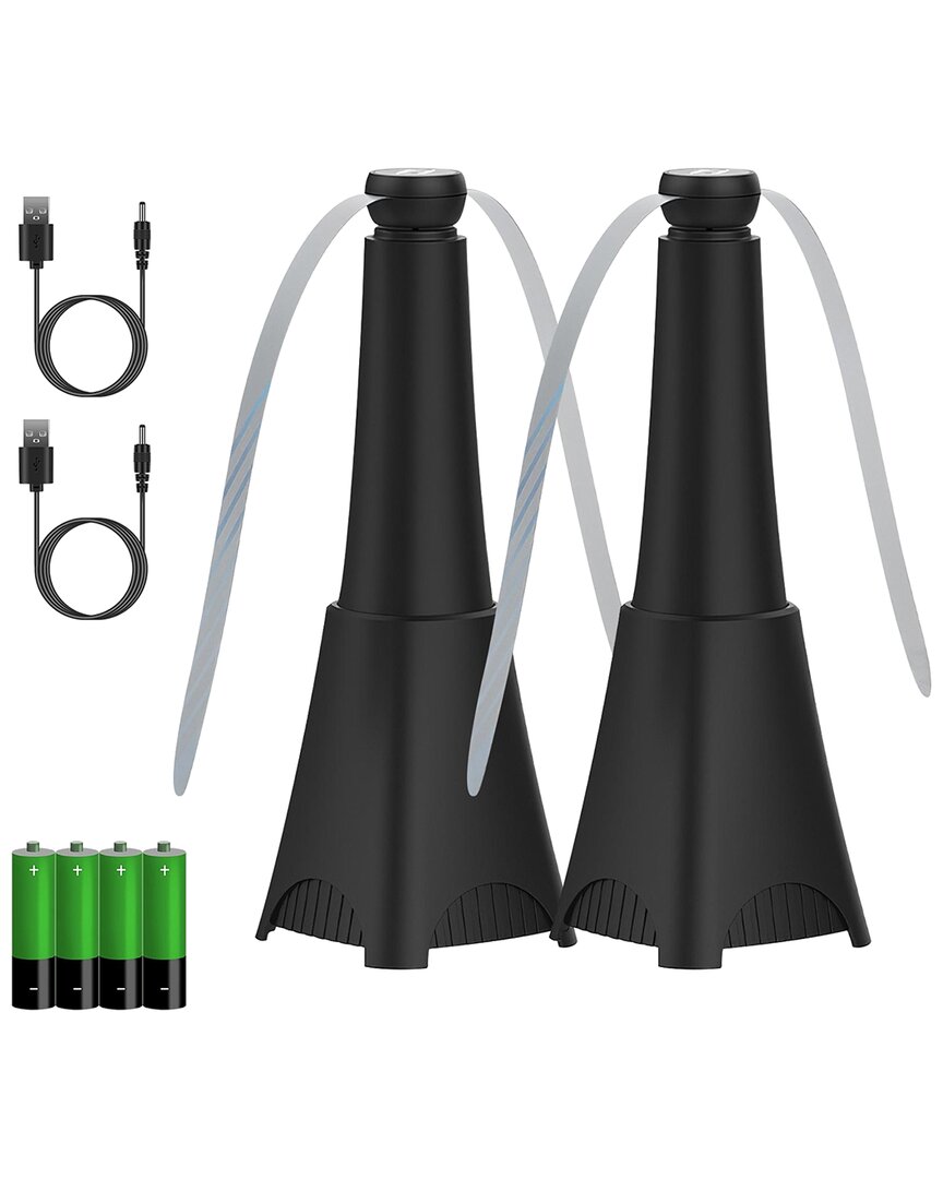 Fresh Fab Finds 2 Pack Portable Reflective Fly Repellent Fans