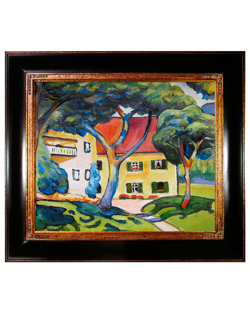 Museum Masters House In A Landscape By August Macke