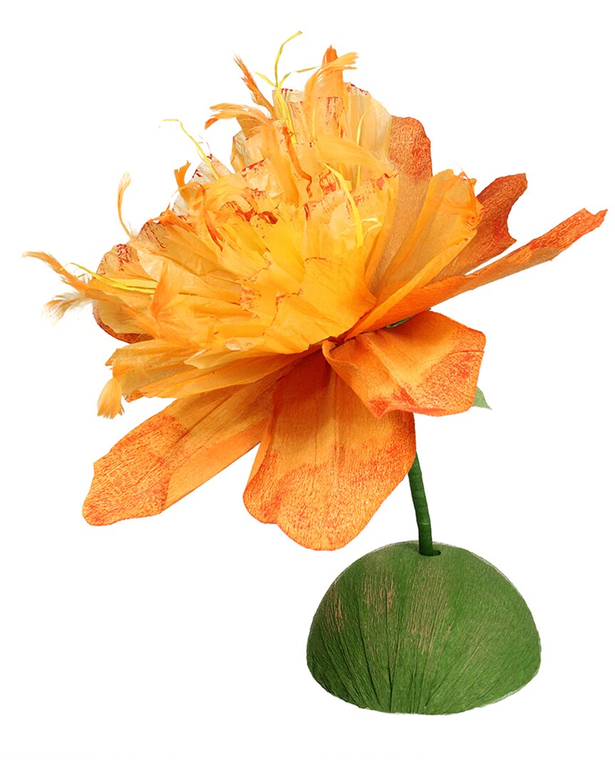 Northlight 26in Spring Floral Artificial Craft Stem In Orange
