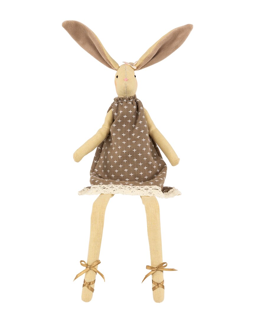 Northlight Long Legged Sitting Ballerina Bunny Figure In Beige