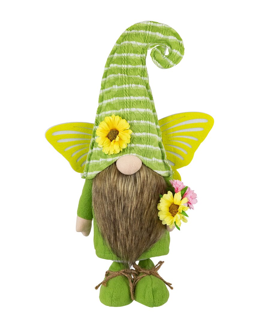 Northlight Butterfly Gnome Spring Figurine In Green