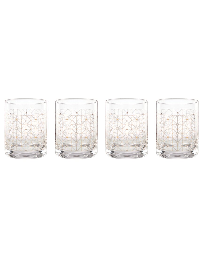 Lenox Set Of 4 Tuscany Classics Double Old Fashioned Glasses