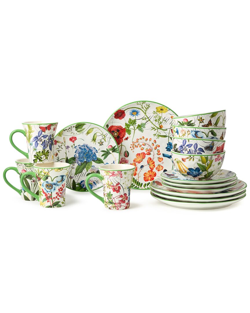 Certified International Green House 16pc Dinnerware Set