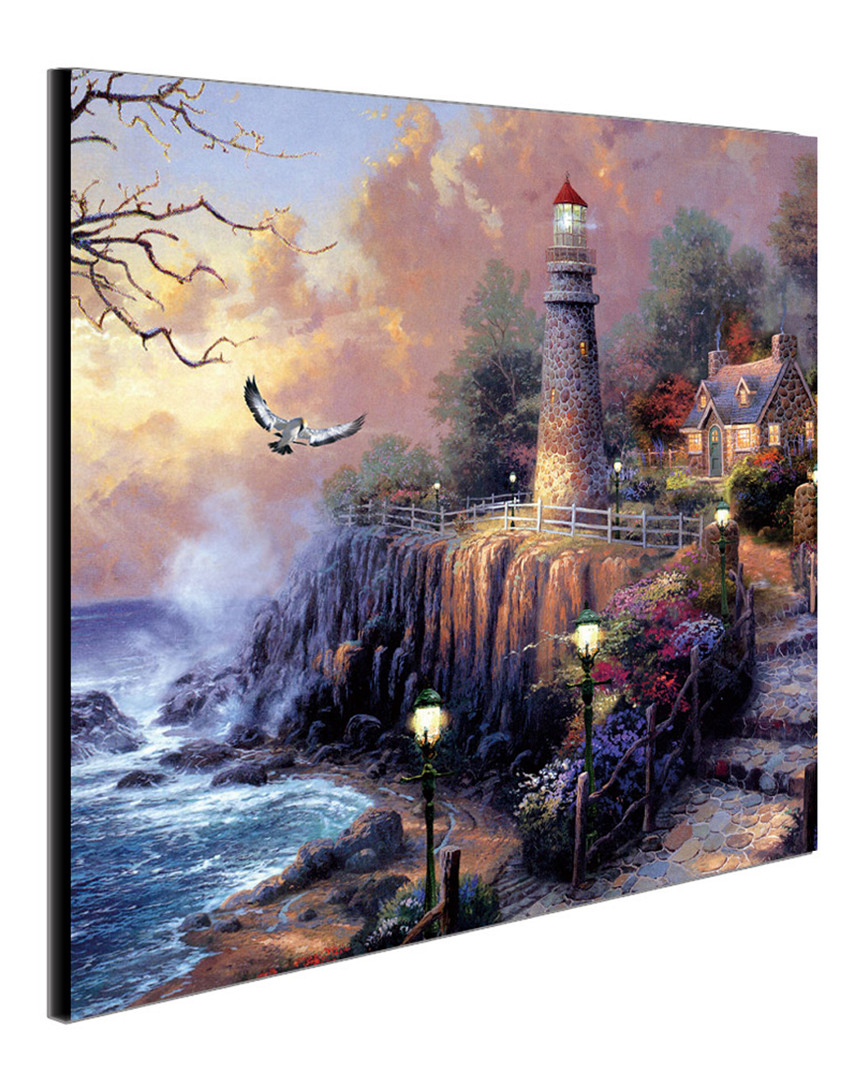 Chic Home Design Light House 1pc Wrapped Canvas Wall Art