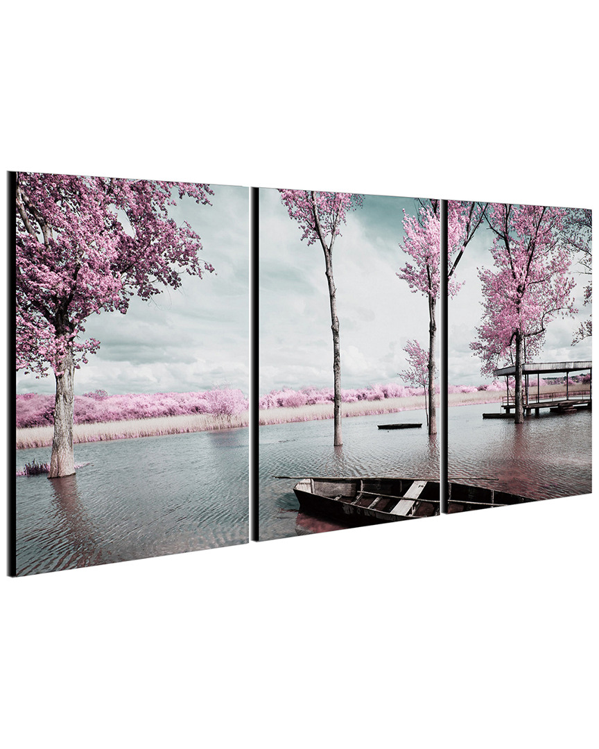 Chic Home 3pc Blossom Wrapped Canvas Wall Art