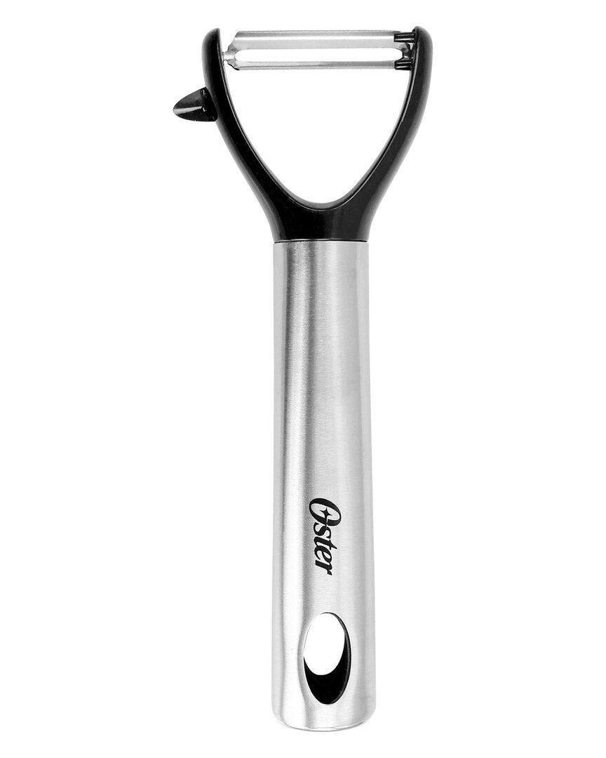 Oster Baldwyn Kitchen Peeler With Stainless Steel Handle In Silver