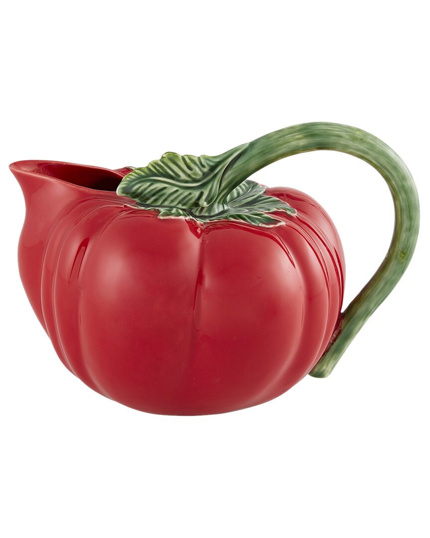 Bordallo Pinhiero Tomato Pitcher In Red