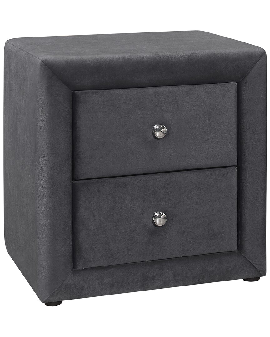 Monarch Specialties Nightstand In Grey