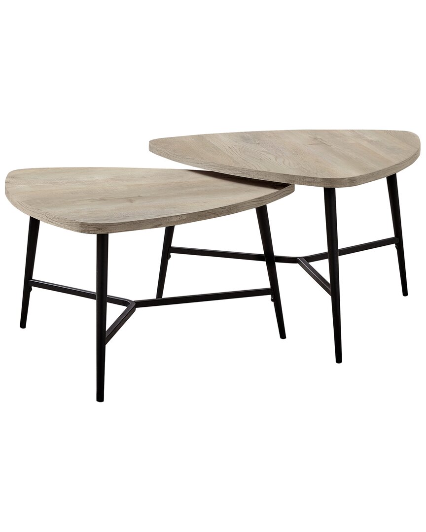 Monarch Specialties Table Set In Taupe