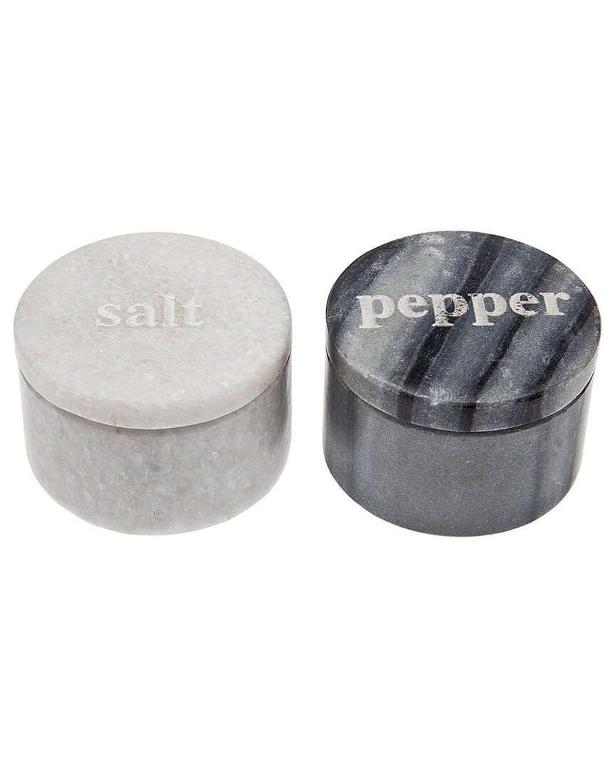Godinger Marble Salt & Pepper Cellar Set