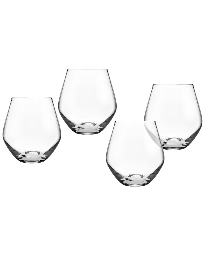 Godinger Meridian Stemless Glasses, Set Of 4