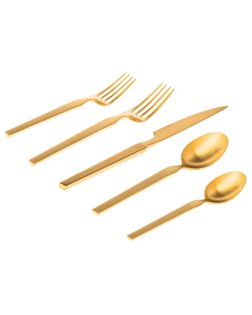 Godinger Podium Matte 18/10 Stainless Steel 20pc Flatware Set