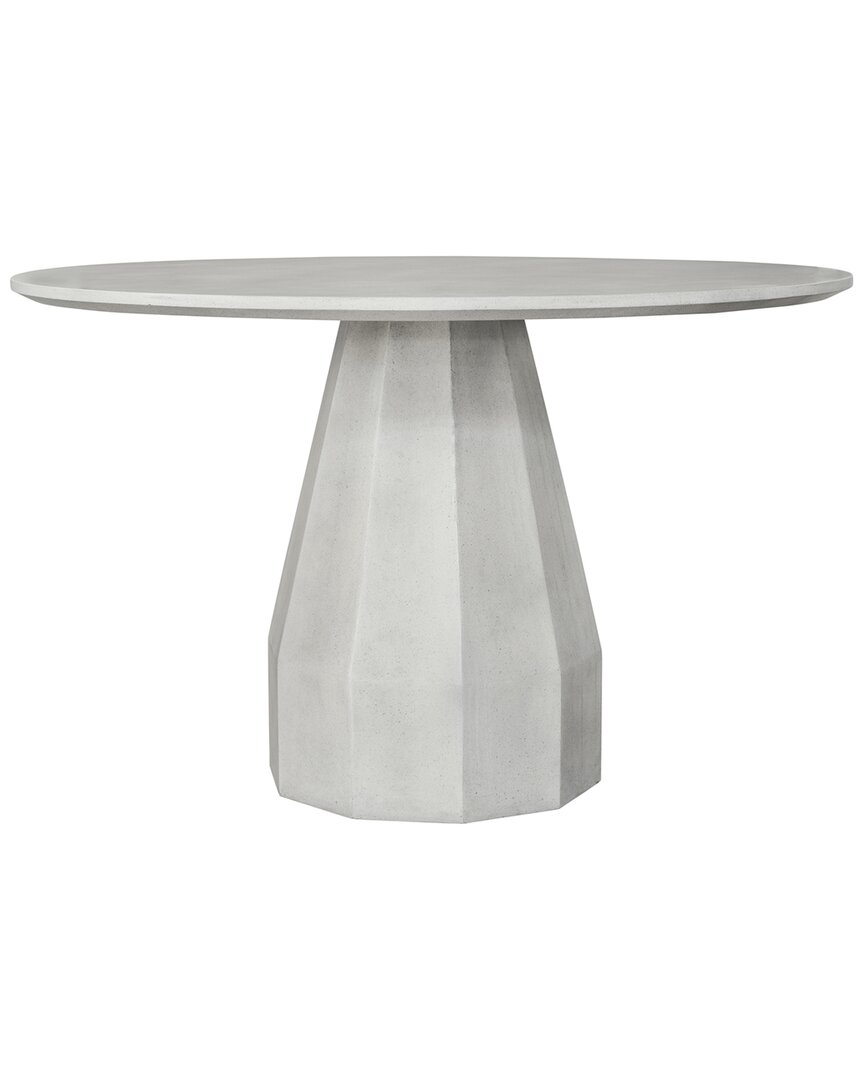 Moe's Home Collection Templo Outdoor Dining Table In White