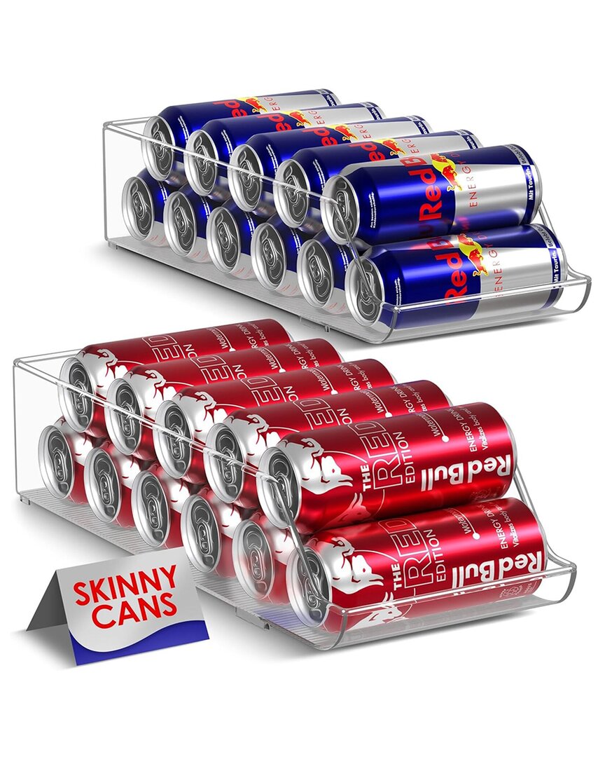 Sorbus Skinny Soda Can Organizer For Refrigerator