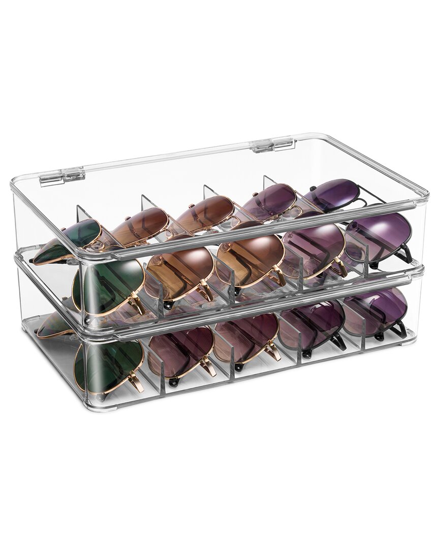 Sorbus Sunglasses Organizer - Eyeglass Display And