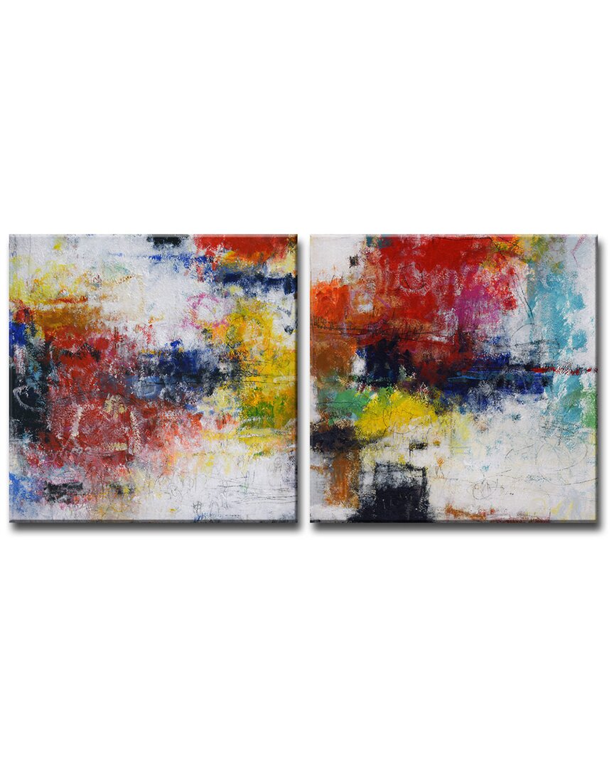 Ready2hangart Rejuventated I/ii 2pc Wrapped Canvas Wall Art By Norman Wyatt