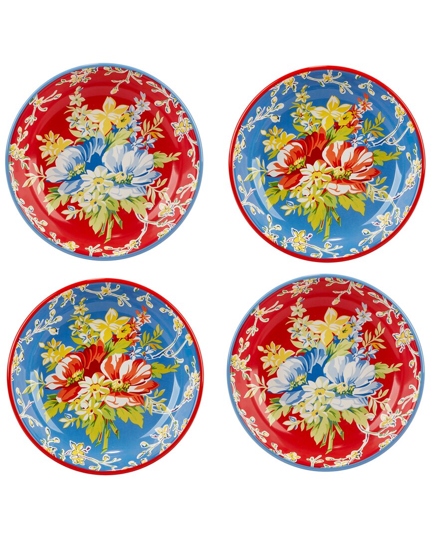 Certified International Blossom Set Of 4 Soup Bowls