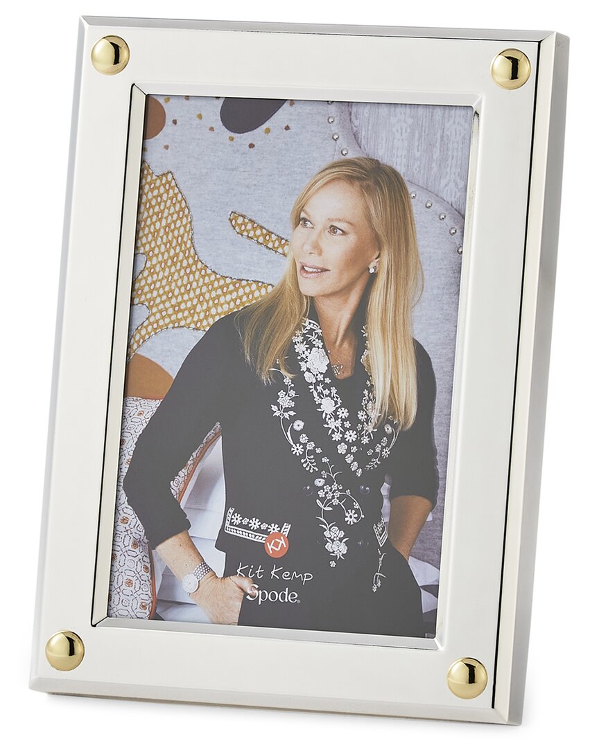 Spode Kit Kemp Frames Cabochon 4x6 Photo Frame In Multi