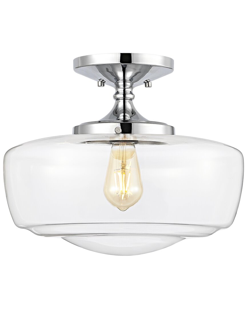 Jonathan Y Flush Mount In White