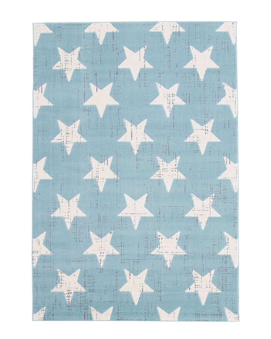 Ecarpet Angel Modern Rug In Aqua