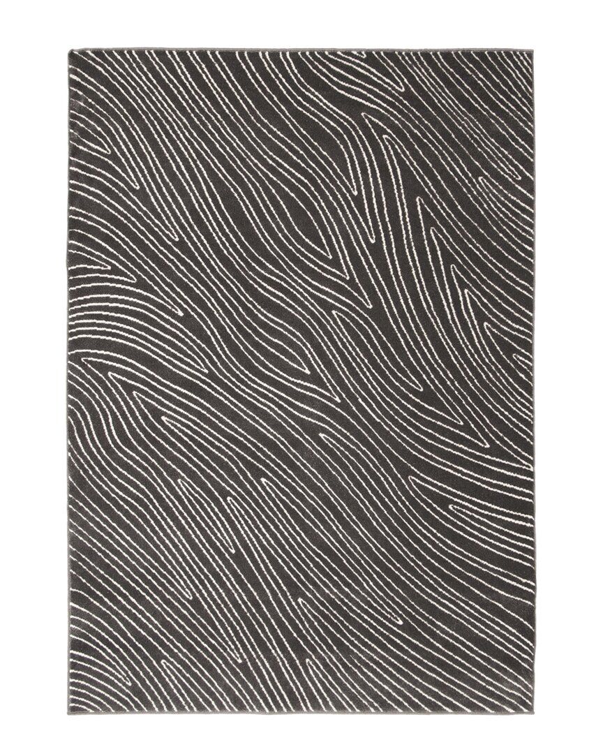 Ecarpet Vector Rug In Grey