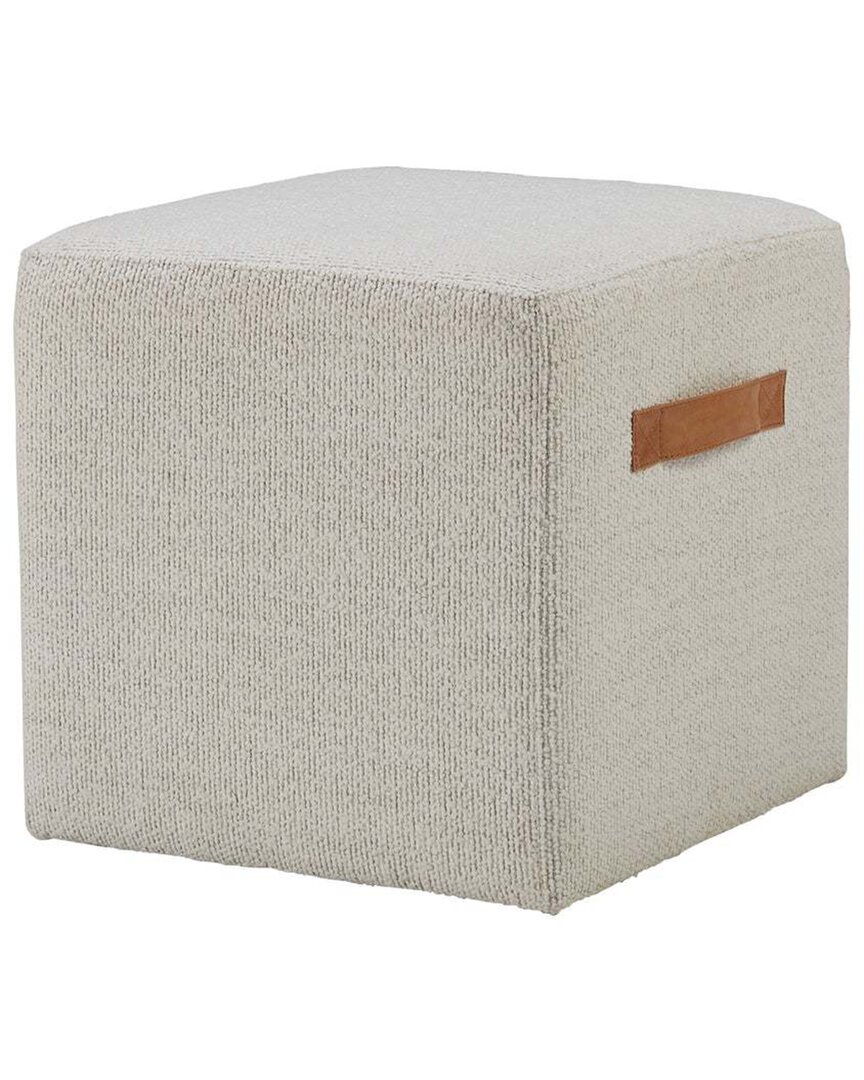 Olivia + Quinn Happy Hour Swivel Ottoman In Gray