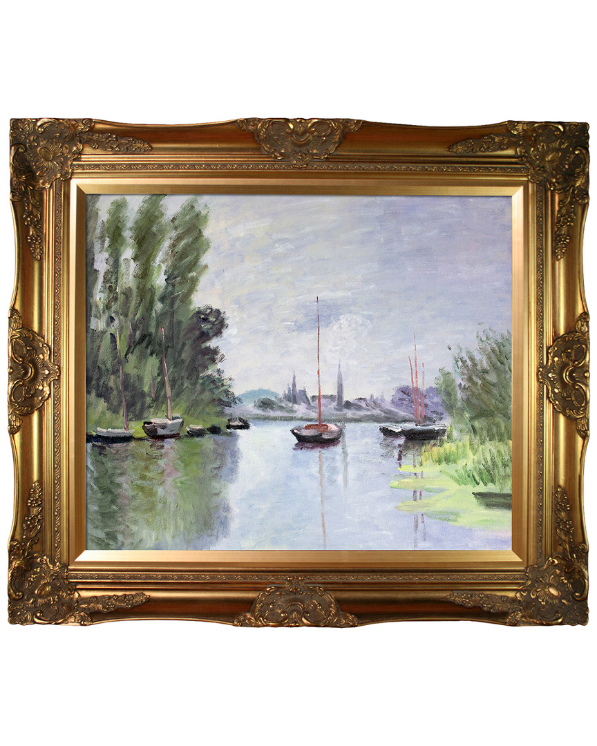 Overstock Art Argenteuil Seen From The Small Arm Of The Seine By Claude Monet