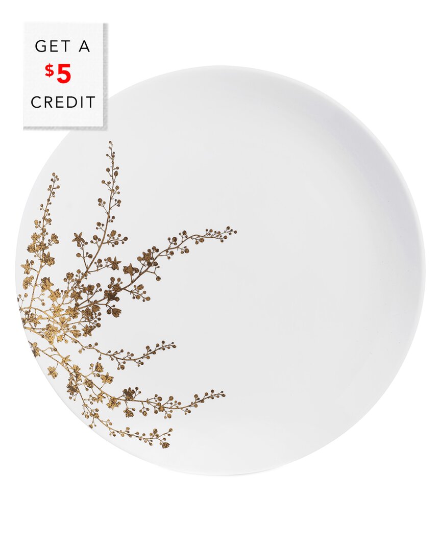 Wedgwood Vera Wang For  Jardin Dinner Plate 10.75in With $5 Credit
