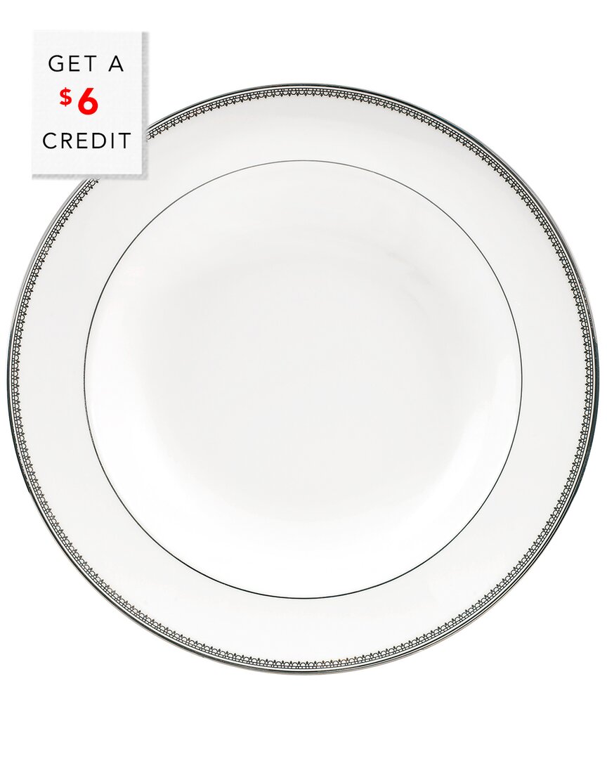Wedgwood Vera Wang For  Lace Rim Soup 9in With $5 Credit