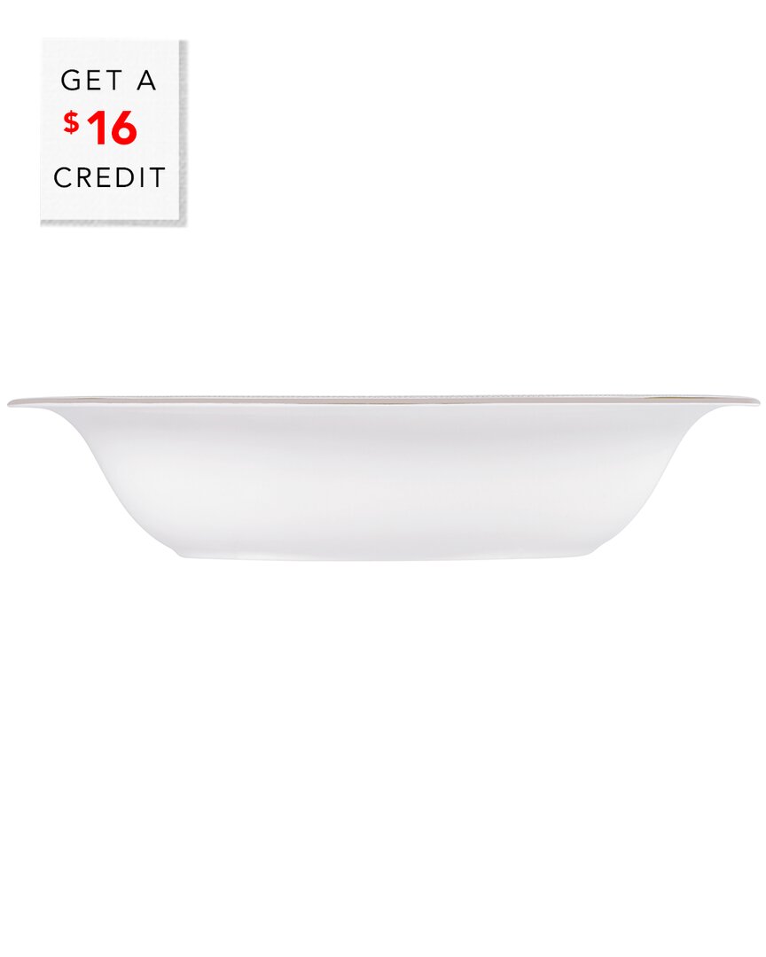 Shop Vera Wang Wedgwood Vera Wang For Wedgwood Lace Gold Open Vegetable Bowl Oval 9.75in With $16 Credit