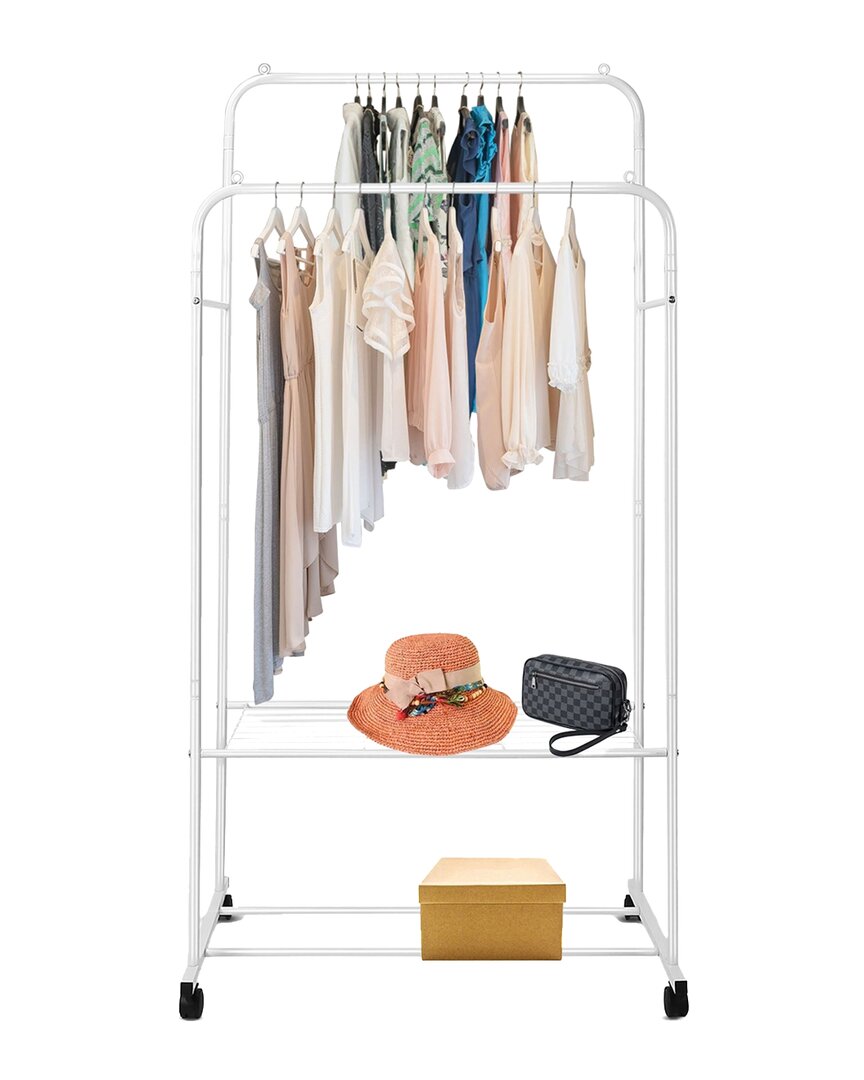 Fresh Fab Finds Garment Hanging Rack In White