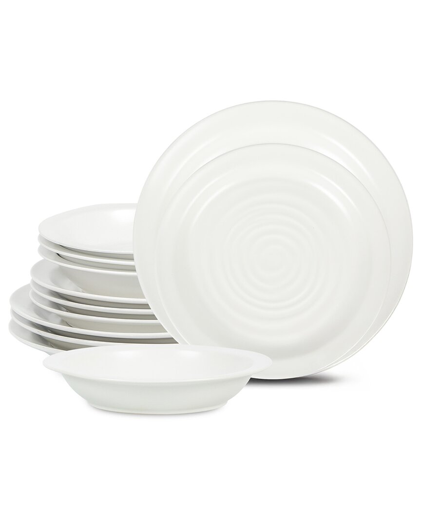 Stone Lain Orbit 12pc Stoneware Dinnerware Set