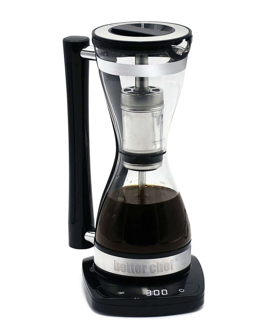 Better Chef Syphon Percolator Style Personal Coffee Brewing System In Black