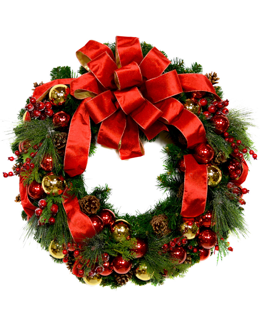 Shop Creative Displays 32in Evergreen Wreath