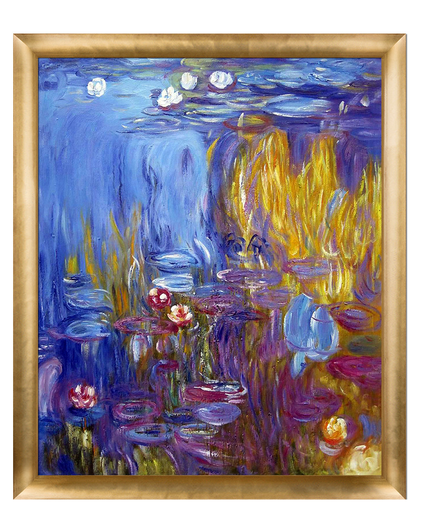 MUSEUM MASTERS MUSEUM MASTERS WATER LILIES 1917 BY CLAUDE MONET OIL REPRODUCTION