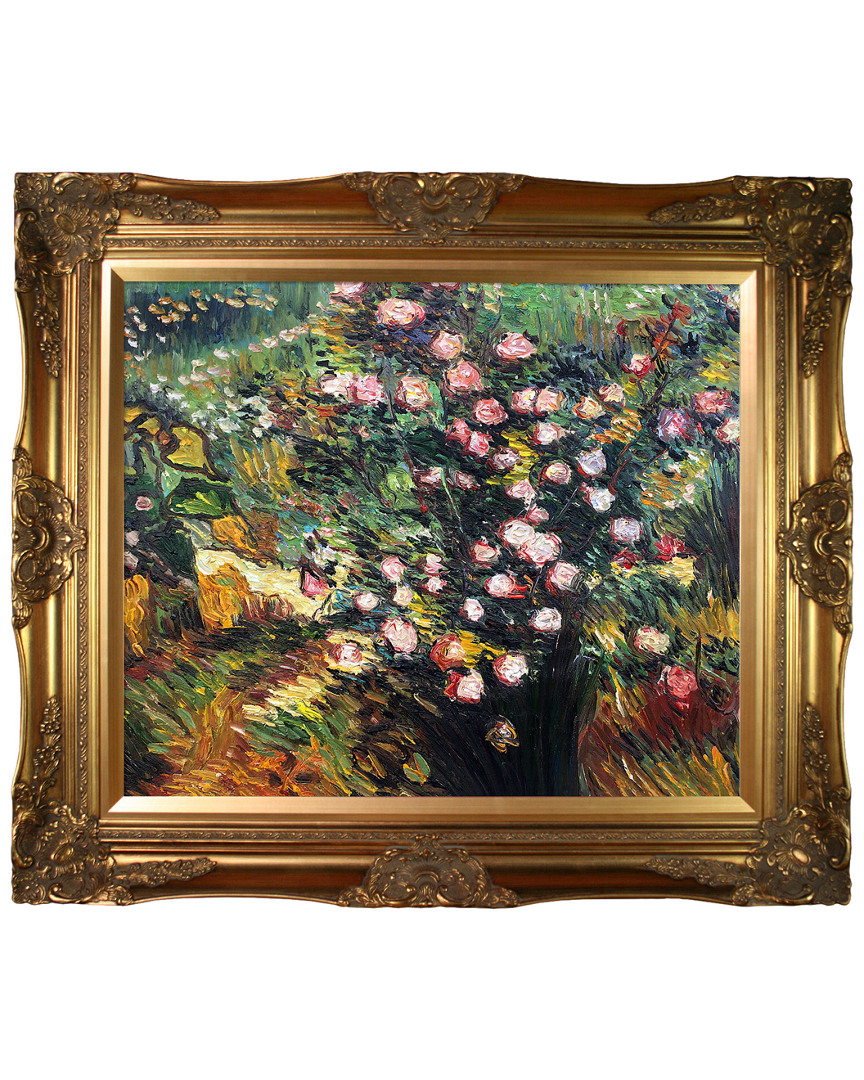 Museum Masters Rosebush In Blossom By Vincent Van Gogh Oil Reproduction