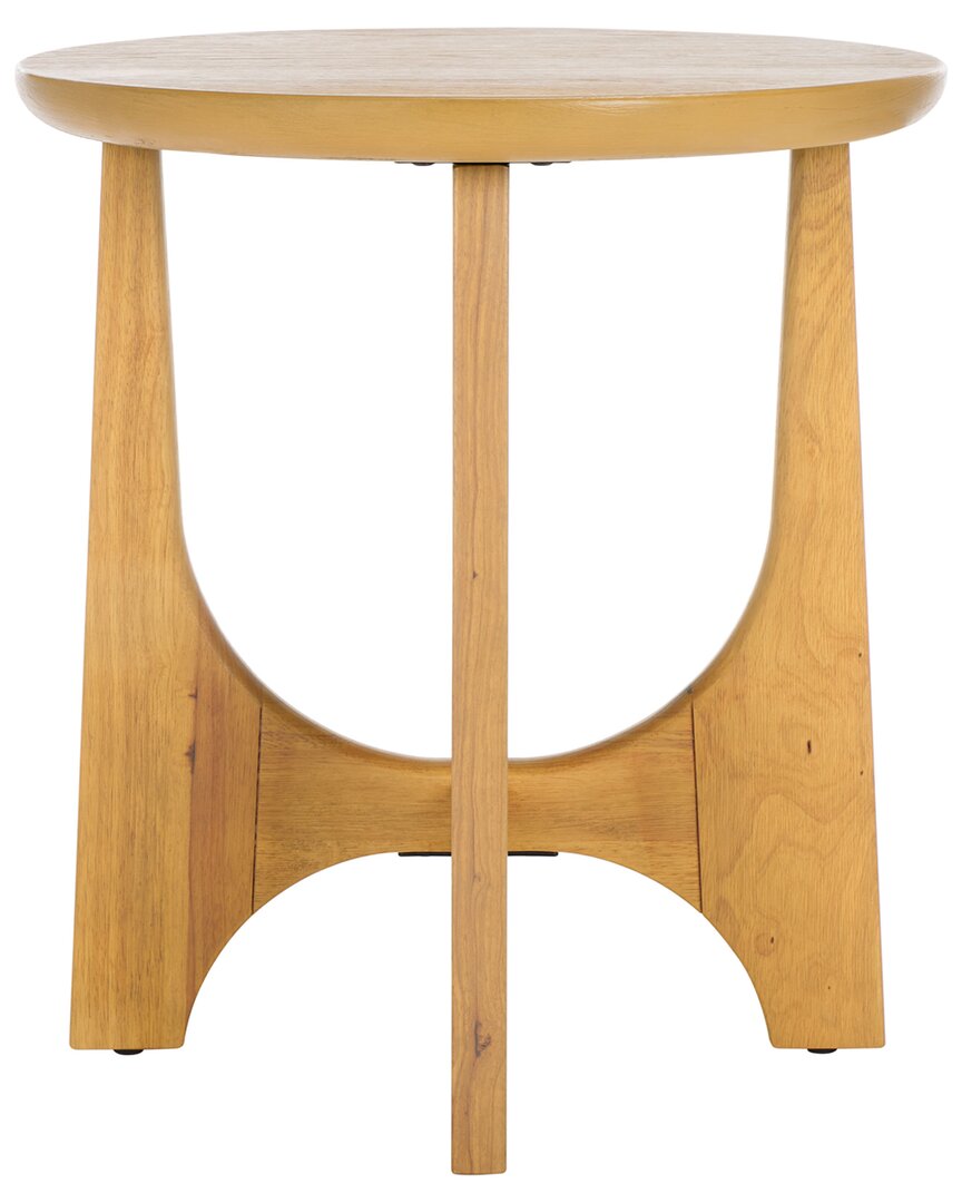 Safavieh Couture Sasha Wood Accent Table In Brown