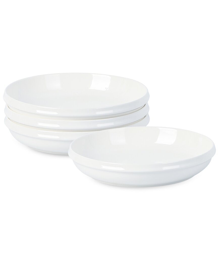 Stone Lain Verso 4pc Salad Plate Set In White