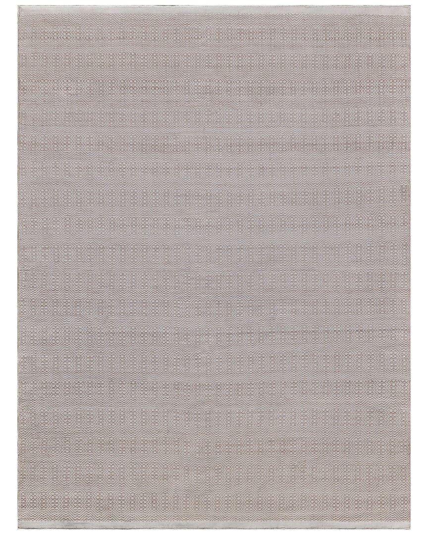 Exquisite Rugs Echo Flatweave Pet Yarn Light Beigeivory Area Rug