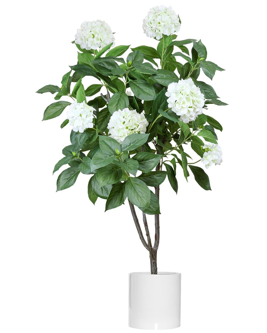 Creative Displays 5ft Hydrangea Drop-in Tree With Fiberstone Pot In Multi