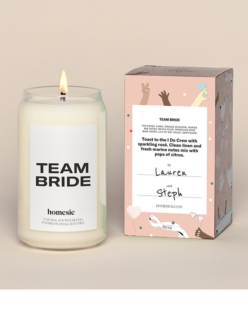 Homesick Team Bride Scented Candle