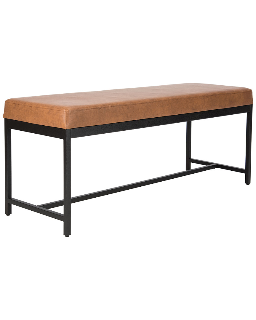 Safavieh Chase Faux Leather Bench