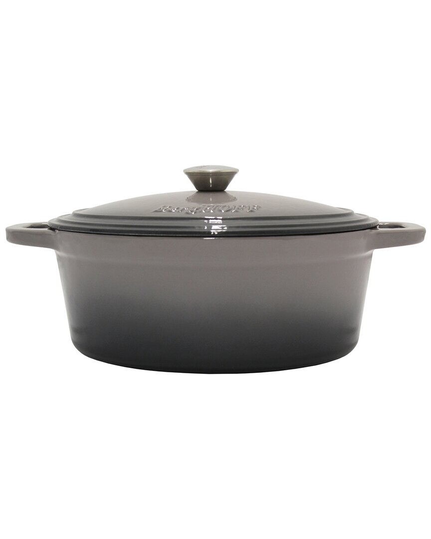 Berghoff International Neo 5-quart Cast Iron Oval Covered Dutch Oven In Grey