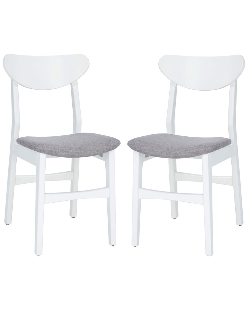SAFAVIEH SAFAVIEH LUCCA RETRO DINING CHAIR, SET OF 2 