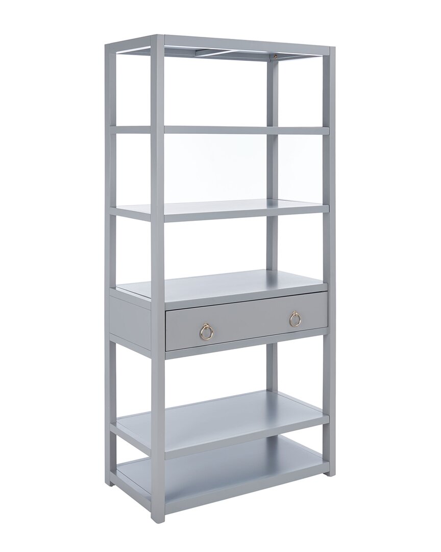 Safavieh Johni 1-drawer 5-shelf Etagere In Grey