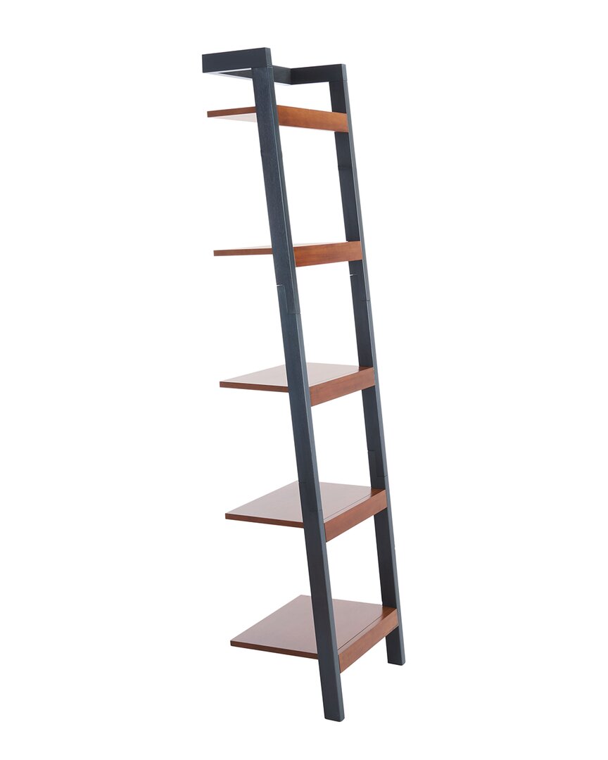 Shop Safavieh Yassi 5-tier Leaning Etagere In Brown