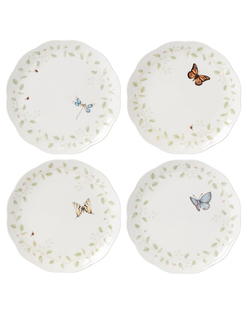 Lenox Butterfly Meadow Vines 4pc Dinner Plate Set